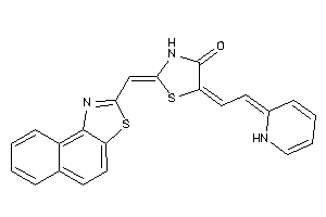 2-(benzo[e][1,3]benzothiazol-2-ylmethylene)-5-[2-(1H-pyridin-2-ylidene)ethylidene]thiazolidin-4-one
