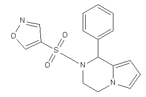 4-[(1-phenyl-3,4-dihydro-1H-pyrrolo[1,2-a]pyrazin-2-yl)sulfonyl]isoxazole