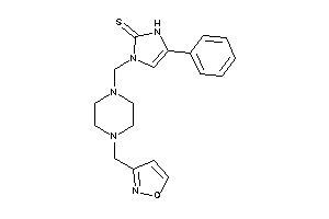 1-[[4-(isoxazol-3-ylmethyl)piperazino]methyl]-4-phenyl-4-imidazoline-2-thione