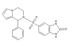 5-[(1-phenyl-3,4-dihydro-1H-pyrrolo[1,2-a]pyrazin-2-yl)sulfonyl]-1,3-dihydrobenzimidazol-2-one