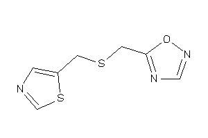 Image of 5-[(thiazol-5-ylmethylthio)methyl]-1,2,4-oxadiazole