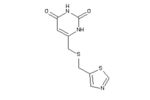 6-[(thiazol-5-ylmethylthio)methyl]uracil