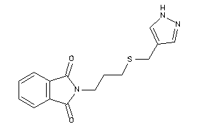 2-[3-(1H-pyrazol-4-ylmethylthio)propyl]isoindoline-1,3-quinone