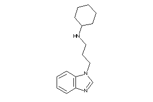 3-(benzimidazol-1-yl)propyl-cyclohexyl-amine