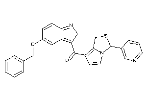 (5-benzoxy-2H-indol-3-yl)-[3-(3-pyridyl)-1,3-dihydropyrrolo[1,2-c]thiazol-7-yl]methanone