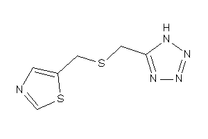 5-[(1H-tetrazol-5-ylmethylthio)methyl]thiazole