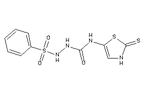 Image of 1-(benzenesulfonamido)-3-(2-thioxo-4-thiazolin-5-yl)urea