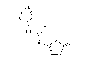 1-(2-keto-4-thiazolin-5-yl)-3-(1,2,4-triazol-4-yl)urea