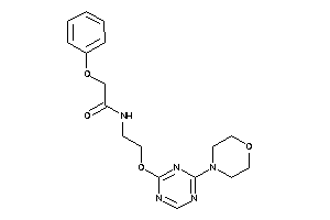 N-[2-[(4-morpholino-s-triazin-2-yl)oxy]ethyl]-2-phenoxy-acetamide