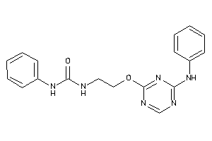 1-[2-[(4-anilino-s-triazin-2-yl)oxy]ethyl]-3-phenyl-urea