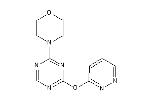 4-(4-pyridazin-3-yloxy-s-triazin-2-yl)morpholine