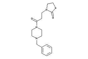 3-[3-(4-benzylpiperazino)-3-keto-propyl]thiazolidin-2-one