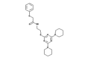 N-[2-[(4,6-dipiperidino-s-triazin-2-yl)oxy]ethyl]-2-phenoxy-acetamide