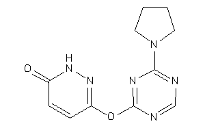 3-[(4-pyrrolidino-s-triazin-2-yl)oxy]-1H-pyridazin-6-one