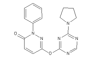 2-phenyl-6-[(4-pyrrolidino-s-triazin-2-yl)oxy]pyridazin-3-one