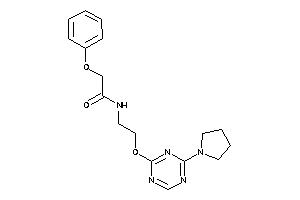 2-phenoxy-N-[2-[(4-pyrrolidino-s-triazin-2-yl)oxy]ethyl]acetamide