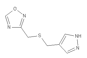 3-[(1H-pyrazol-4-ylmethylthio)methyl]-1,2,4-oxadiazole