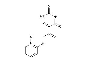 5-[2-[(1-keto-2-pyridyl)thio]acetyl]uracil