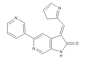 5-(3-pyridyl)-3-(3H-pyrrol-2-ylmethylene)-1H-pyrrolo[2,3-c]pyridin-2-one