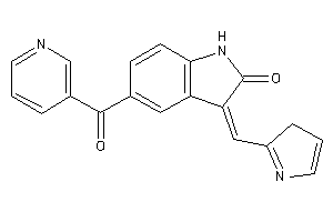Image of 5-nicotinoyl-3-(3H-pyrrol-2-ylmethylene)oxindole