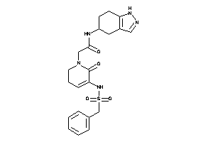 2-[5-(benzylsulfonylamino)-6-keto-2,3-dihydropyridin-1-yl]-N-(4,5,6,7-tetrahydro-1H-indazol-5-yl)acetamide