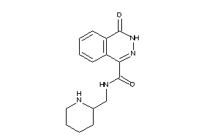 4-keto-N-(2-piperidylmethyl)-3H-phthalazine-1-carboxamide