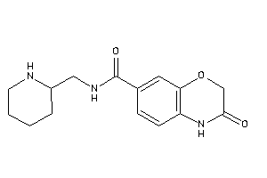 3-keto-N-(2-piperidylmethyl)-4H-1,4-benzoxazine-7-carboxamide