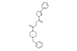 1-(4-benzylpiperazino)-4-(3-phenyl-2-pyrazolin-1-yl)butane-1,4-dione