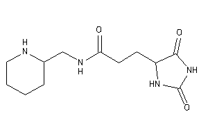 3-(2,5-diketoimidazolidin-4-yl)-N-(2-piperidylmethyl)propionamide