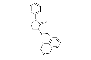 3-(4H-1,3-benzodioxin-8-ylmethylthio)-1-phenyl-2-pyrrolidone