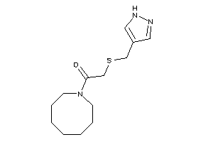 1-(azocan-1-yl)-2-(1H-pyrazol-4-ylmethylthio)ethanone