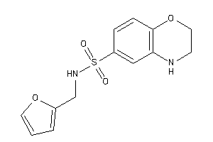 N-(2-furfuryl)-3,4-dihydro-2H-1,4-benzoxazine-6-sulfonamide