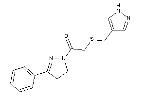 1-(3-phenyl-2-pyrazolin-1-yl)-2-(1H-pyrazol-4-ylmethylthio)ethanone