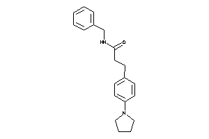 Image of N-benzyl-3-(4-pyrrolidinophenyl)propionamide
