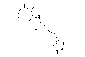 N-(2-ketoazepan-3-yl)-2-(1H-pyrazol-4-ylmethylthio)acetamide