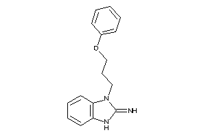 [3-(3-phenoxypropyl)-1H-benzimidazol-2-ylidene]amine