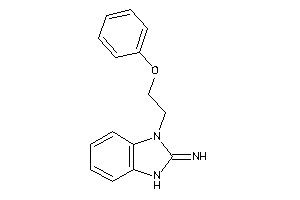 [3-(2-phenoxyethyl)-1H-benzimidazol-2-ylidene]amine