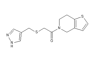 1-(6,7-dihydro-4H-thieno[3,2-c]pyridin-5-yl)-2-(1H-pyrazol-4-ylmethylthio)ethanone