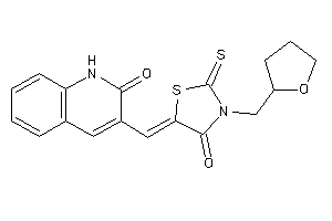 5-[(2-keto-1H-quinolin-3-yl)methylene]-3-(tetrahydrofurfuryl)-2-thioxo-thiazolidin-4-one