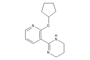 2-[2-(cyclopentoxy)-3-pyridyl]-1,4,5,6-tetrahydropyrimidine
