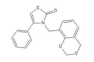 3-(4H-1,3-benzodioxin-8-ylmethyl)-4-phenyl-4-thiazolin-2-one