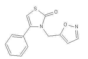 3-(isoxazol-5-ylmethyl)-4-phenyl-4-thiazolin-2-one