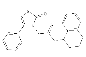 2-(2-keto-4-phenyl-4-thiazolin-3-yl)-N-tetralin-1-yl-acetamide