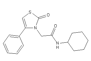 N-cyclohexyl-2-(2-keto-4-phenyl-4-thiazolin-3-yl)acetamide