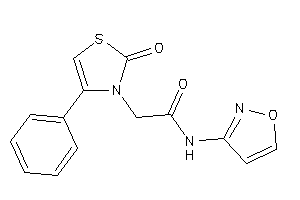 N-isoxazol-3-yl-2-(2-keto-4-phenyl-4-thiazolin-3-yl)acetamide