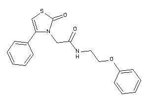 2-(2-keto-4-phenyl-4-thiazolin-3-yl)-N-(2-phenoxyethyl)acetamide