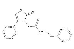 2-(2-keto-4-phenyl-4-thiazolin-3-yl)-N-phenethyl-acetamide