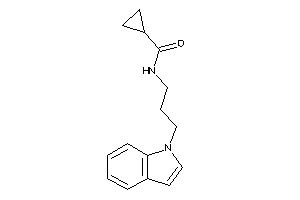 N-(3-indol-1-ylpropyl)cyclopropanecarboxamide