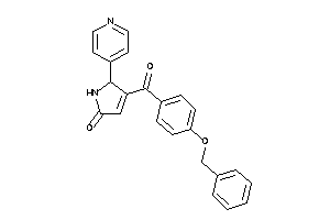 4-(4-benzoxybenzoyl)-5-(4-pyridyl)-3-pyrrolin-2-one