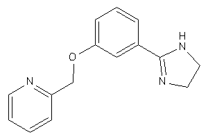 2-[[3-(2-imidazolin-2-yl)phenoxy]methyl]pyridine